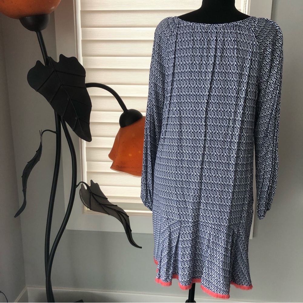 Southern Tide Blue Night IKAT Lydia Shift Dress EUC only worn once - Picture 3 of 10